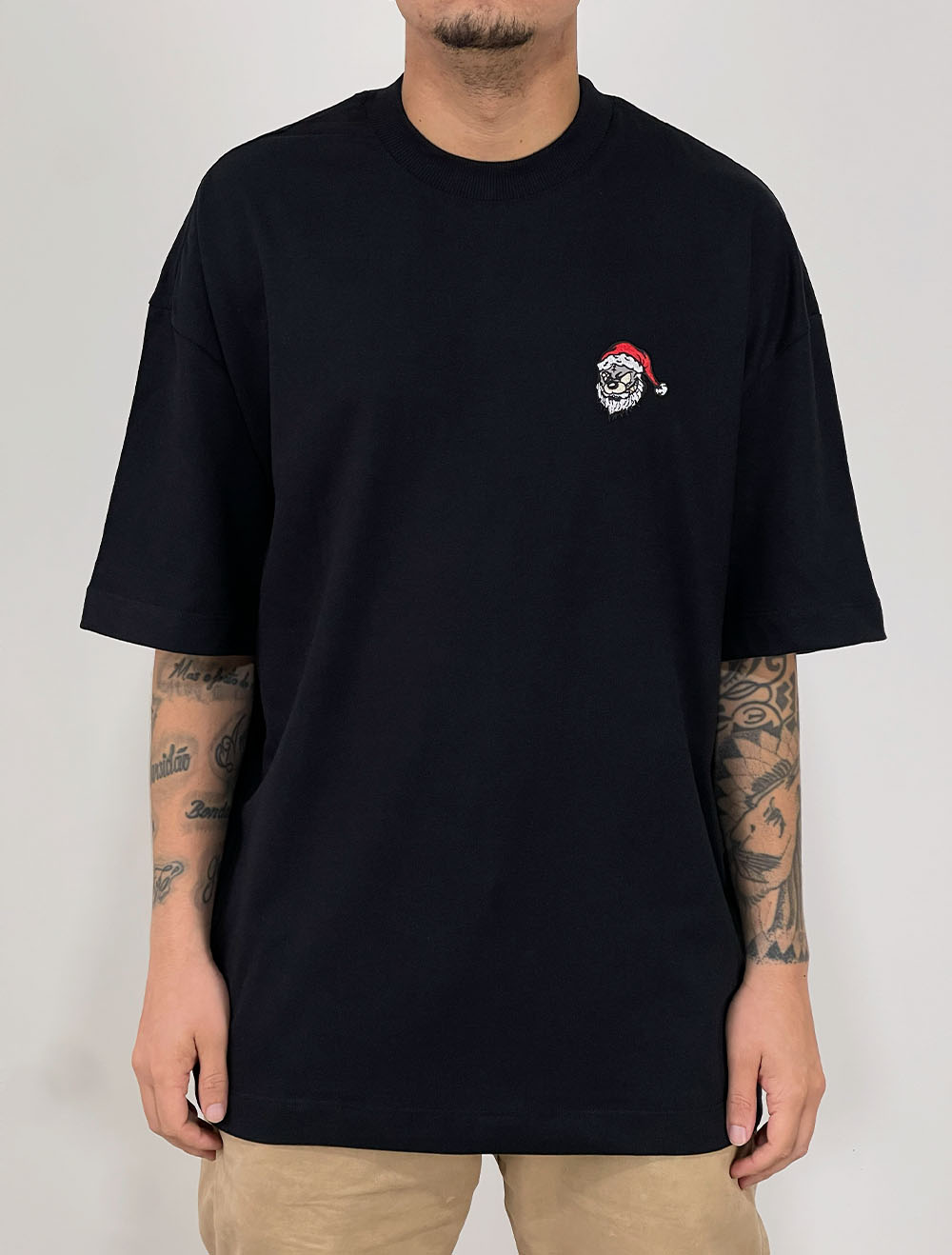 Camiseta Oversized Premium Trip Side O Grinch - Preta