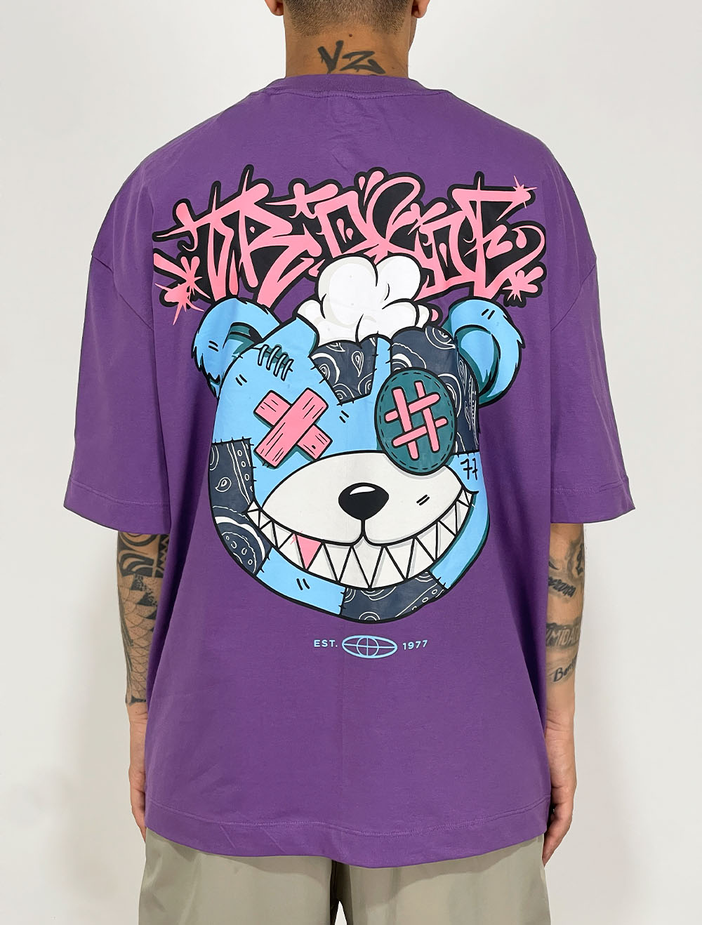 Camiseta Oversized Trip Side Ninja - Preta