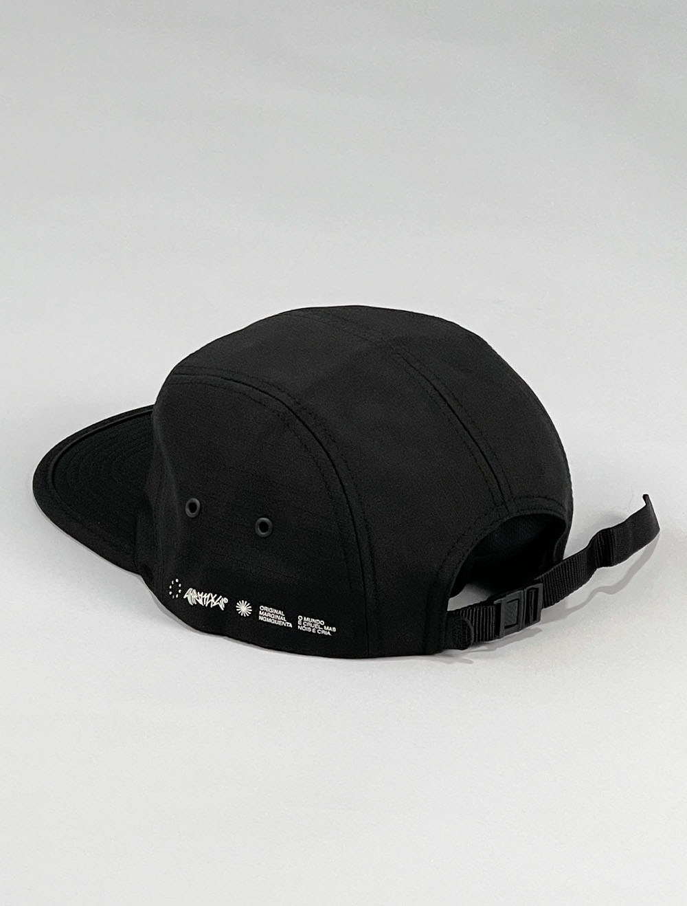 Boné 5 Five Panel Chronic Break Graff Frontal - Preto - Aba Flexível