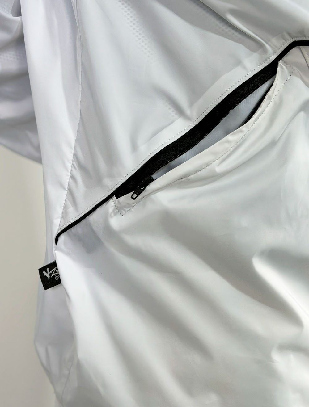 Jaqueta Corta Vento Vizu07 Anorak Line Logo New - Branca