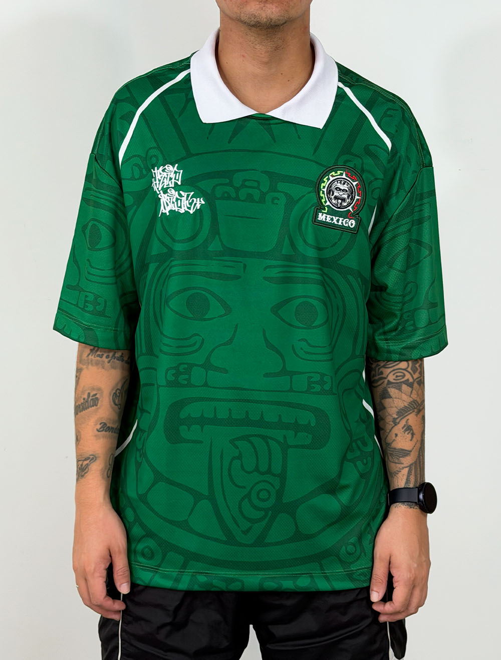 Camiseta de Time Oversized trip Side Seleção México - Verde