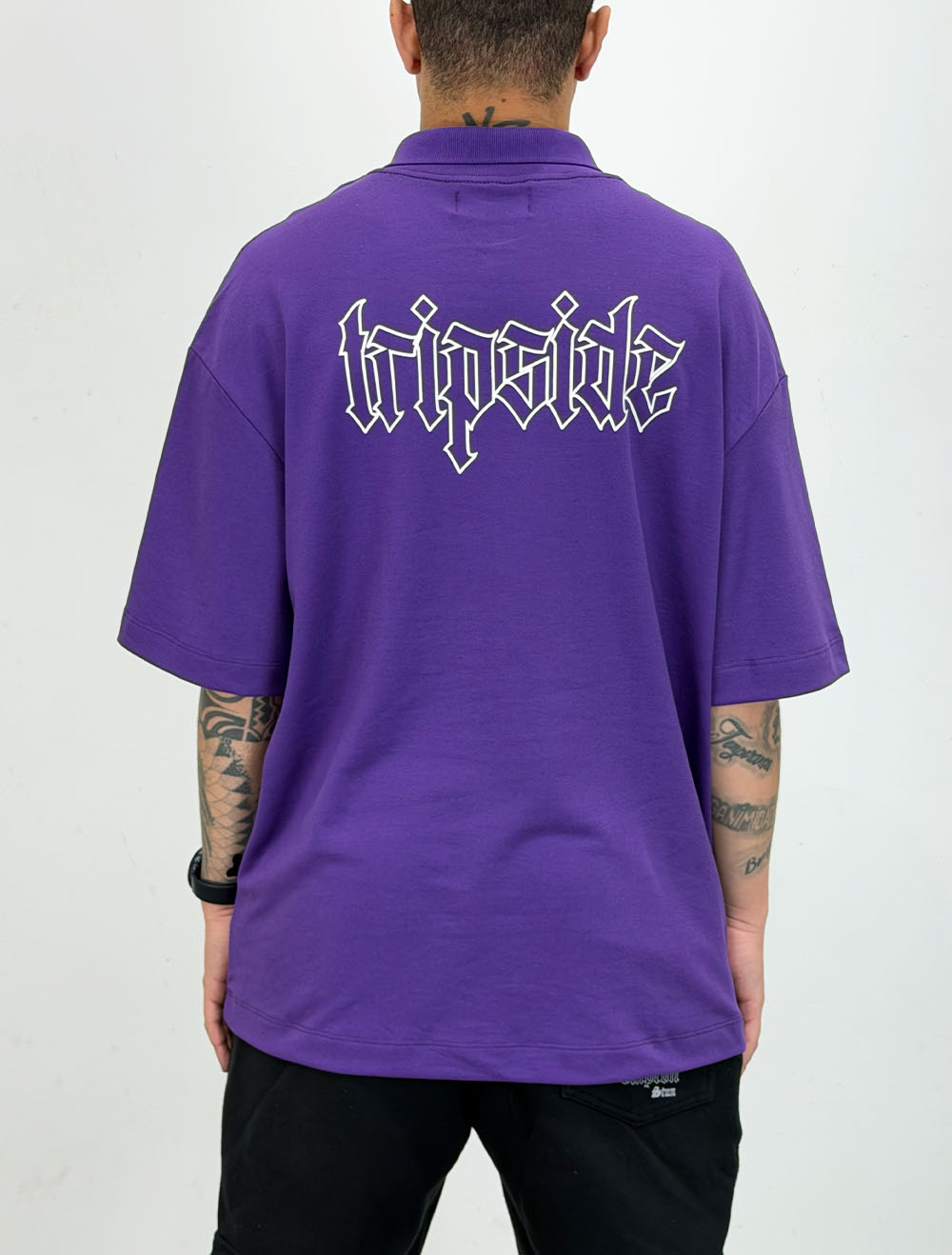 トップス EGO TRIPPING POLOPRO (PURPLE) Polo Oversized Trip Side Tag Dalek Logo - Vermelho